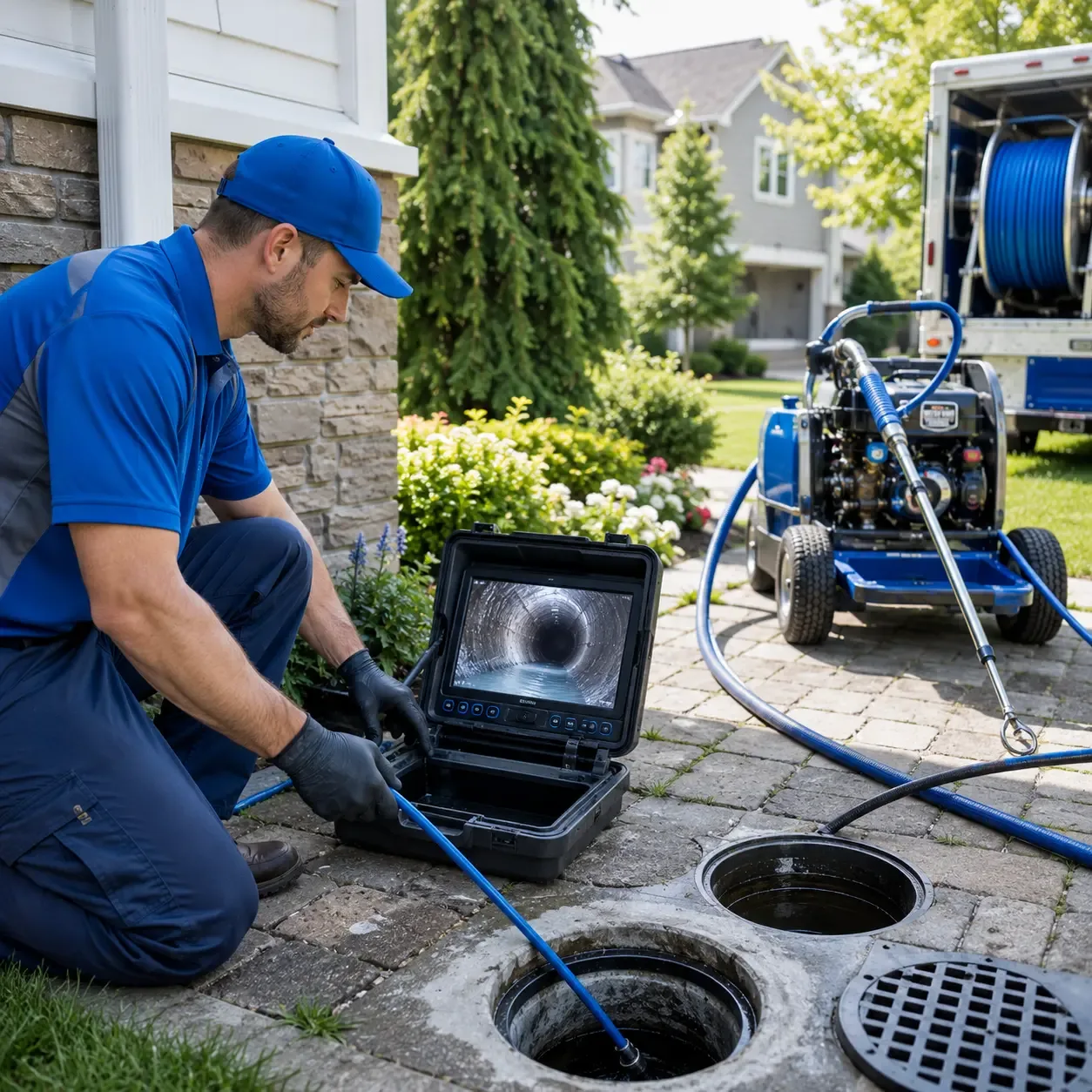Outdoor drain cleaning professionals serving Lucas, KY