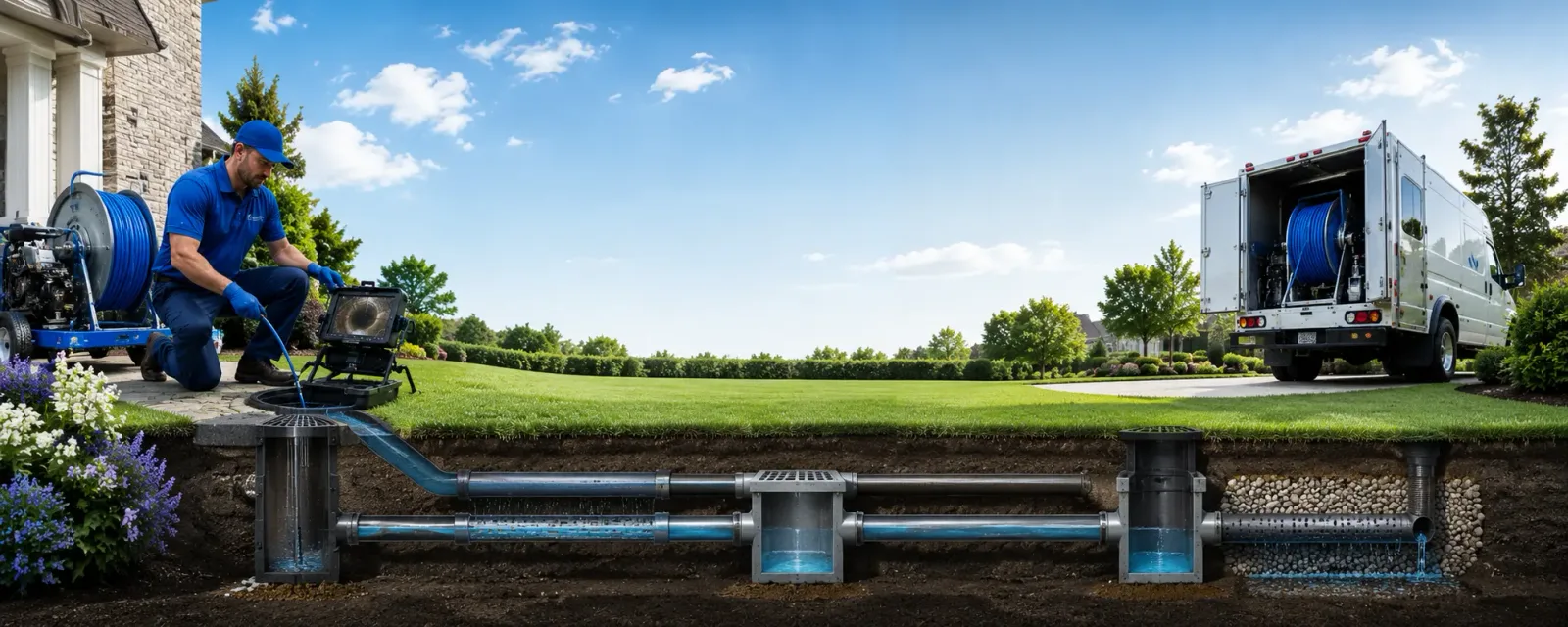 Outdoor drain cleaning information for Lucas, KY